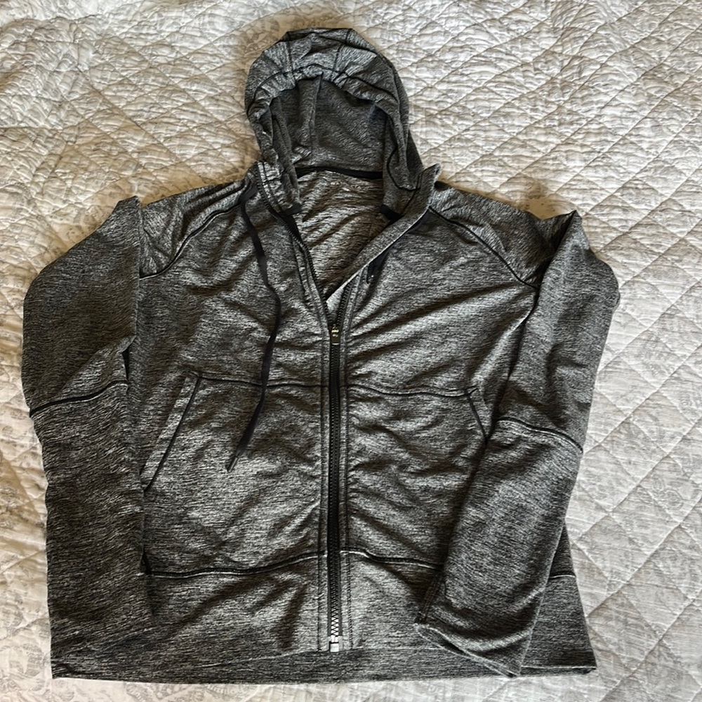 Athleta zip up with hood.